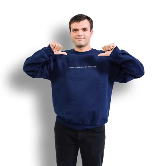 "Leave Your Doubt" Crew Neck