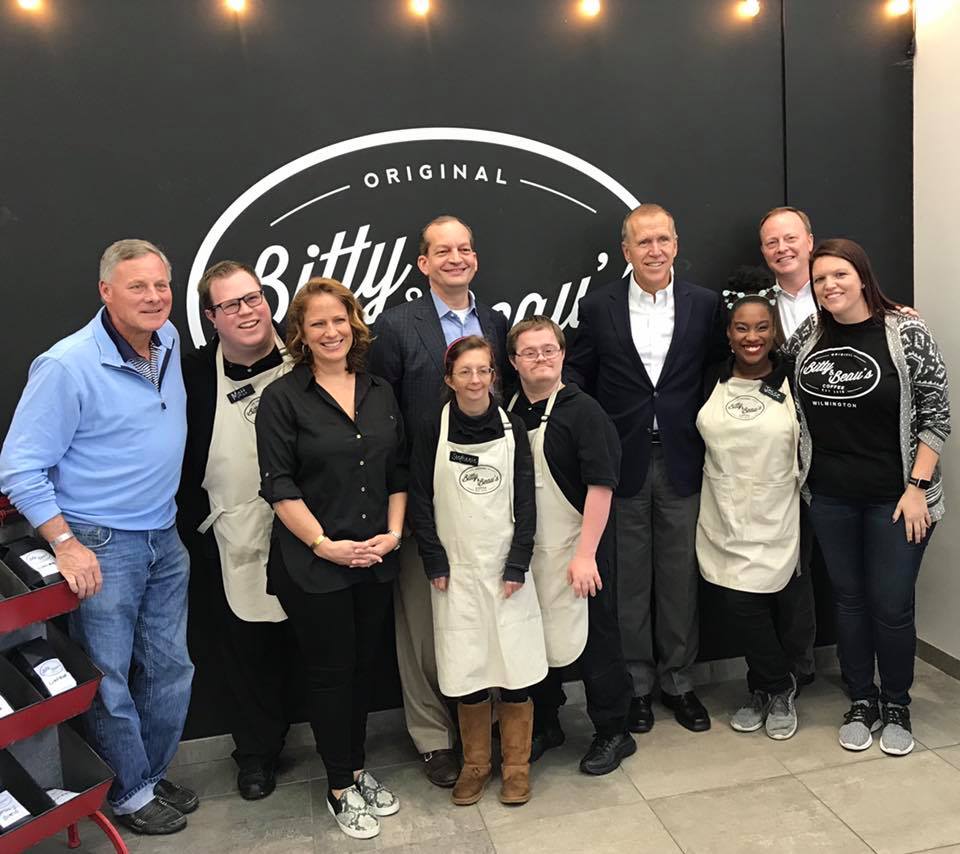 U.S. Labor Secretary, Senators Visit Bitty & Beau’s In Wilmington