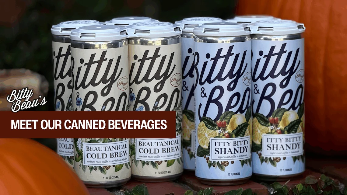 Bitty & Beaus cold brew coffee cans